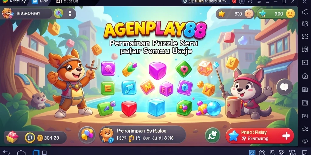Screenshot AGENPLAY88 menunjukkan pemain menyelesaikan teka-teki yang menantang.