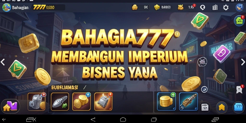 Tangkapan layar gameplay yang menunjukkan keseruan bisnis di BAHAGIA777.
