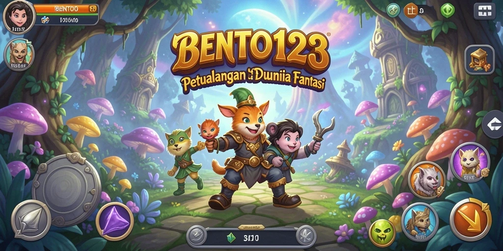 Tampilan gameplay seru BENTO123 dengan aksi petualangan yang mendebarkan.