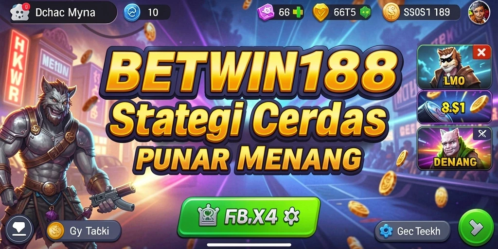Screenshot utama BETWIN188 menampilkan gameplay strategi yang mendebarkan.