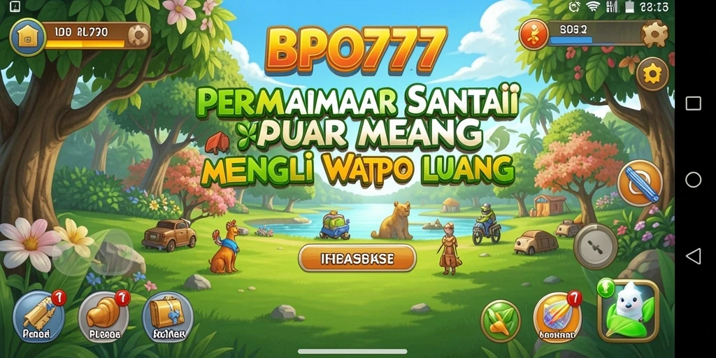 Screenshot gameplay <strong>BPO777</strong> yang menunjukkan serunya permainan santai.