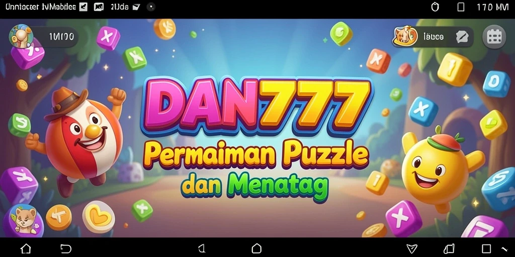 Tampilan gameplay puzzle yang menantang di DAN777.