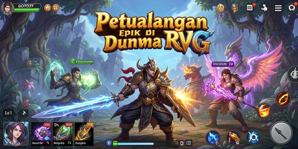 Tampilan gameplay GOTO77 yang imersif dan menantang.