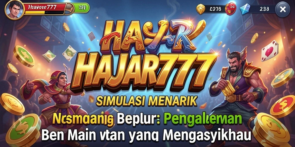 Tampilan gameplay HAJAR777 yang imersif dan interaktif.