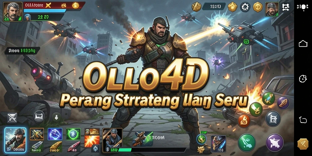 Tampilan gameplay <strong>OLLO4D</strong> yang penuh strategi dan aksi nyata.