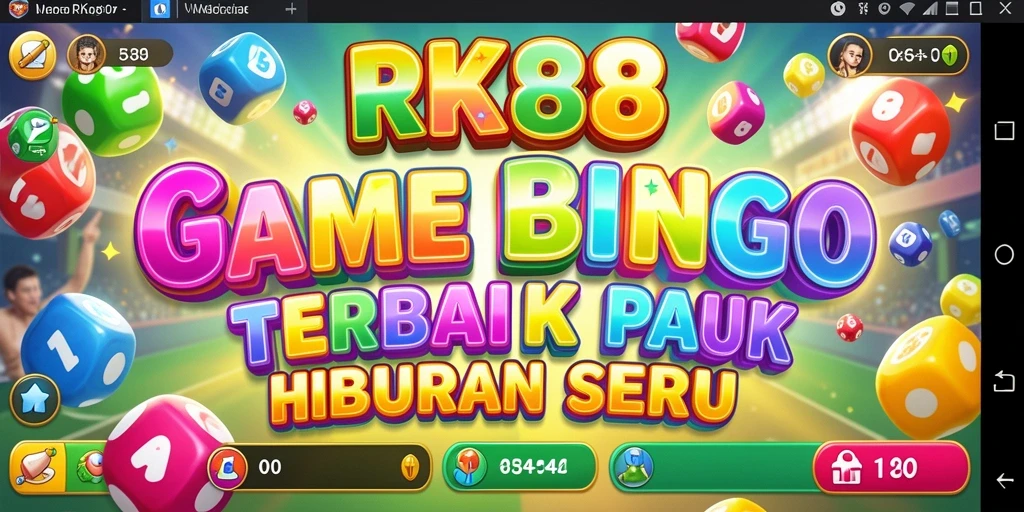 Screenshot gameplay RK88 yang menunjukkan keseruan permainan Bingo.