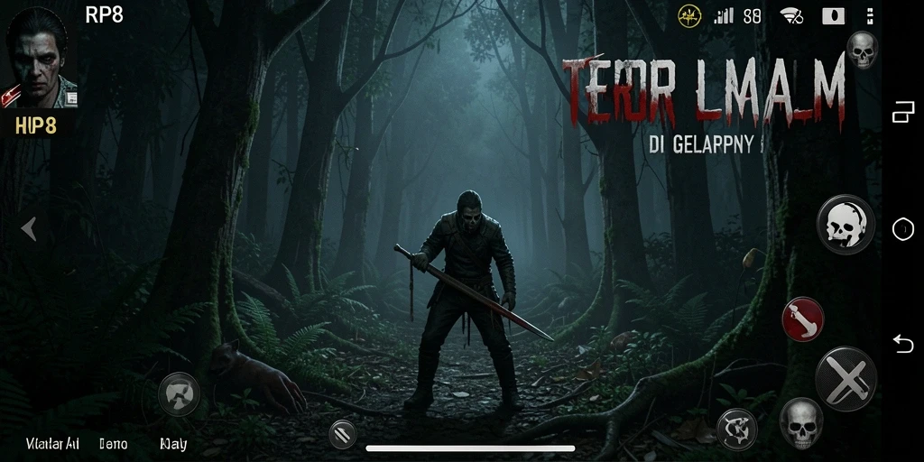 Screenshot gameplay RP8 yang mencekam dan menegangkan.