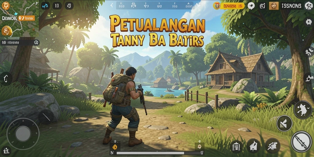 Gameplay <strong>RSNOK</strong> menampilkan petualangan di dunia terbuka yang menakjubkan.