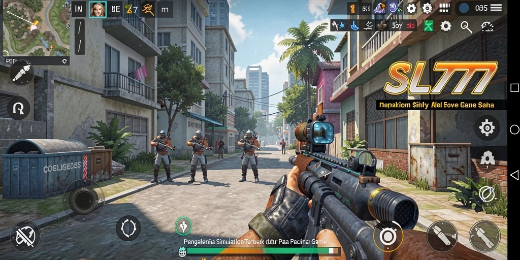 Tampilan utama gameplay SL777 yang mempesona dan interaktif.