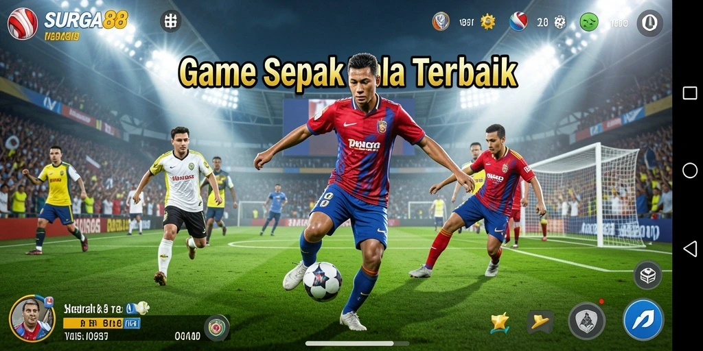Gameplay menarik SURGA88 dalam aksi sepak bola nyata.