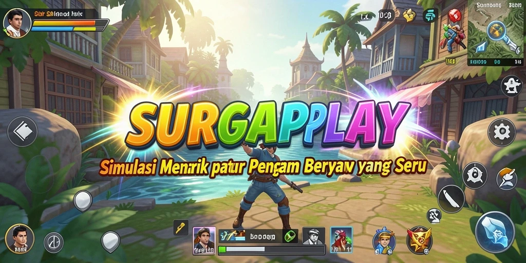 Screenshot gameplay SURGAPLAY yang menunjukkan aksi simulasi yang seru.