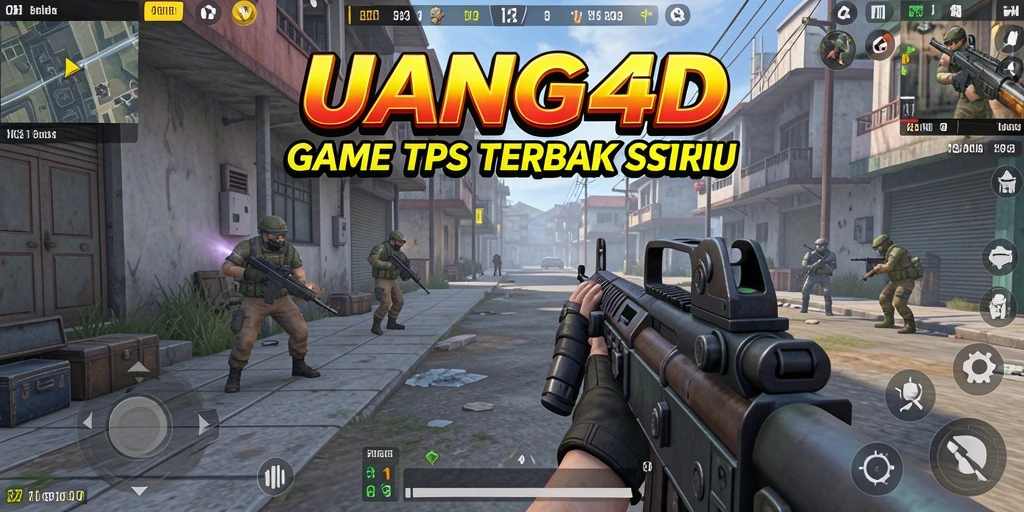 Tangkapan layar menunjukkan aksi menegangkan dalam gameplay TPS.