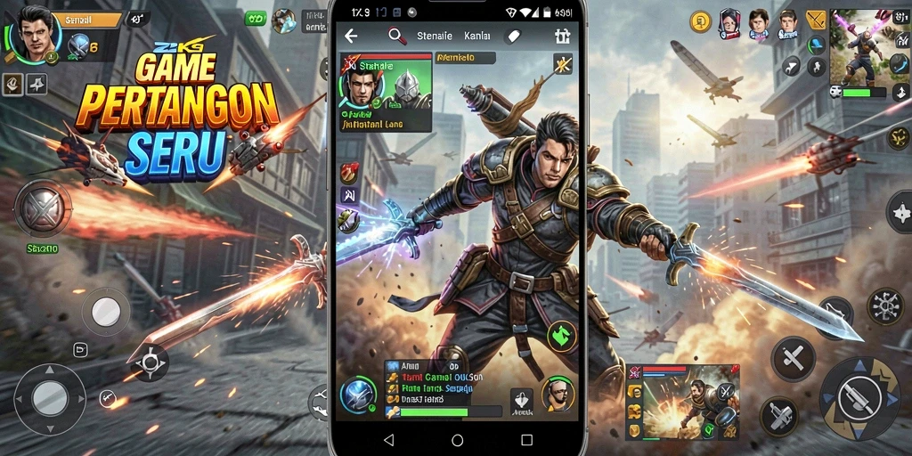 Tampilan gameplay ZK9 yang mendebarkan dan penuh strategi.